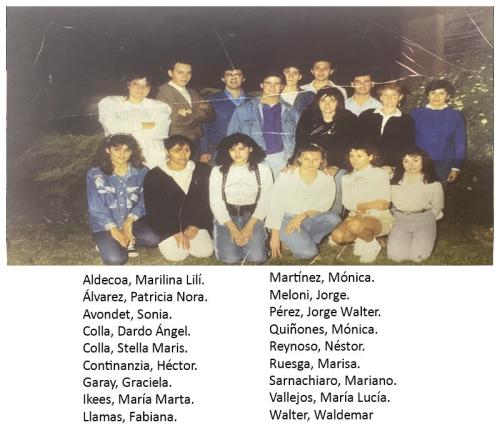 Egresados bachillerato 1990 
