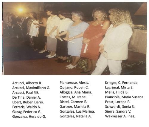 Egresados bachillerato 1995
