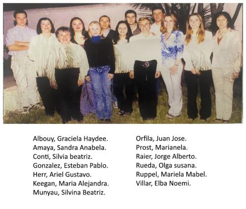 Egresados bachillerato 2001 